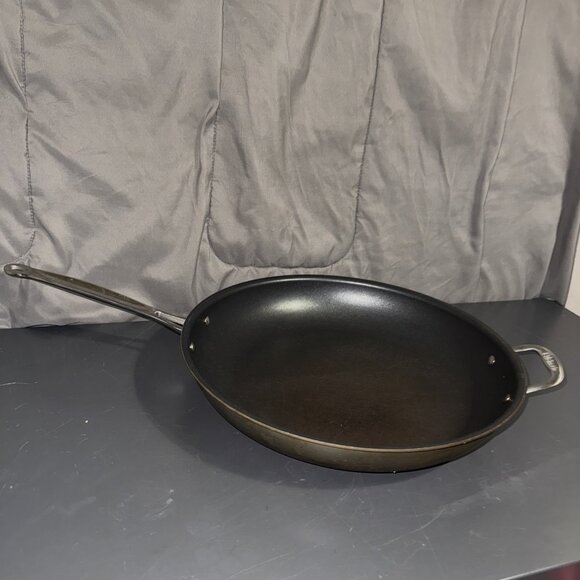 Cuisinart Skillet Model #622-38H Stir Fry Wok 14” Teflon Pan Stainless Steel - Picture 9 of 16